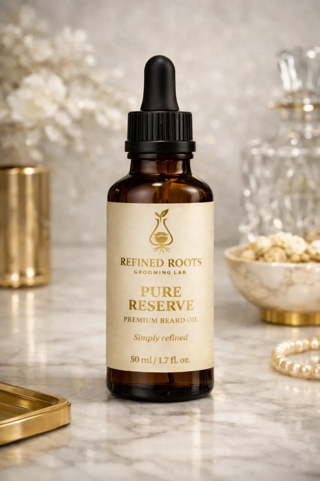 Pure Reserve – Premium Beard Oil (Fragrance Free)